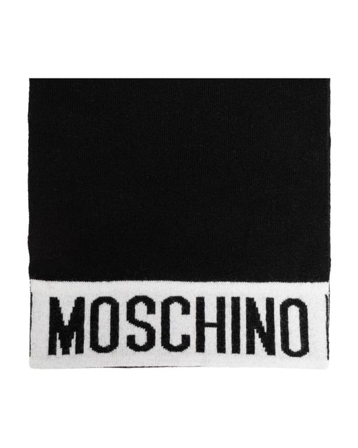 Winter Scarves di Moschino in Black