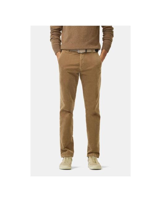 Meyer 102 Bonn Rechte Broek in het Natural voor heren