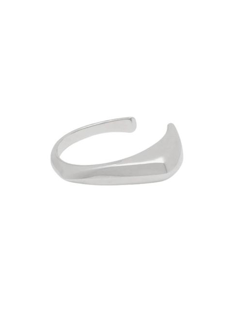 McQueen White Sculptural Cuff Bracelet