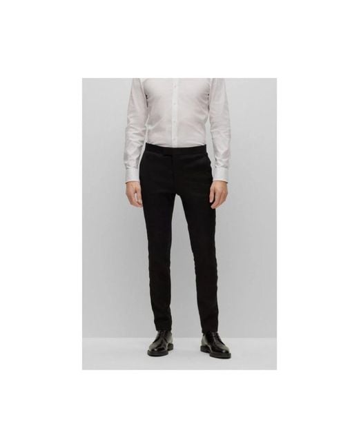 Single Breasted Suits Boss de hombre de color Black
