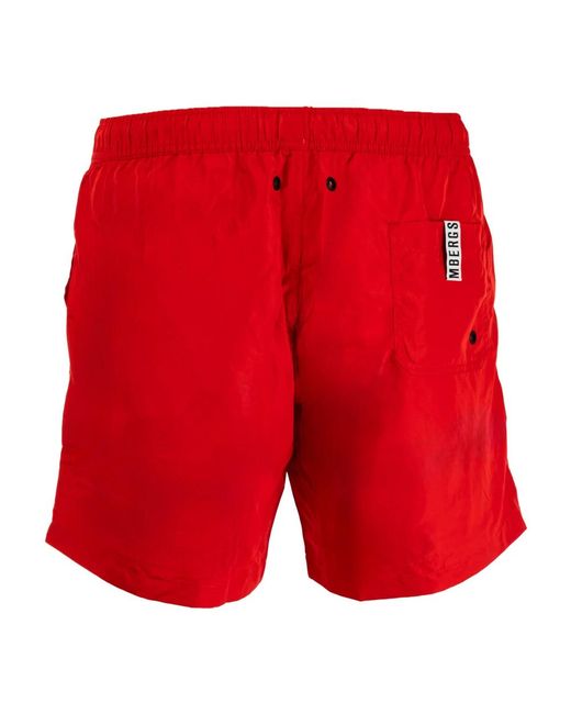Bikkembergs Red Beachwear for men