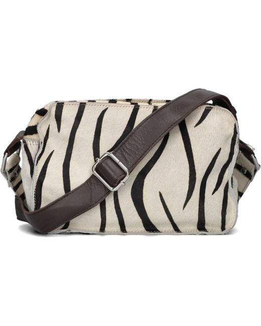 Nunoo Metallic Braune Schultertasche Ellie