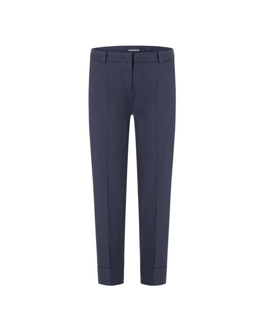 Cambio Blue Cropped Trousers