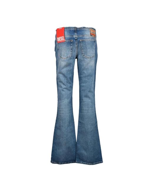 DIESEL Flared Jeans in het Blue