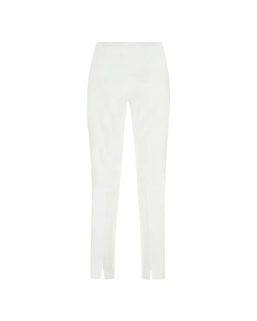 Peserico White Cropped Trousers