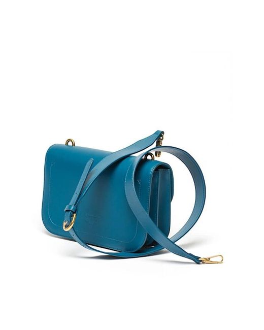 Pinko Blue Stilvolle Handtasche