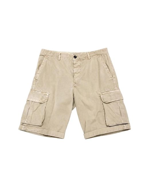 40weft Casual Shorts in het Natural voor heren