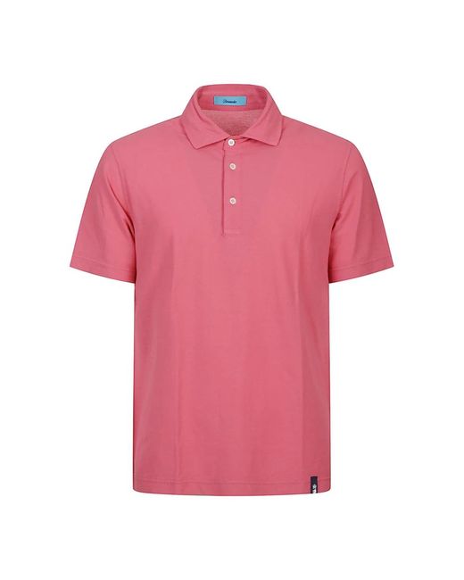 Drumohr Pink Polo Shirts for men