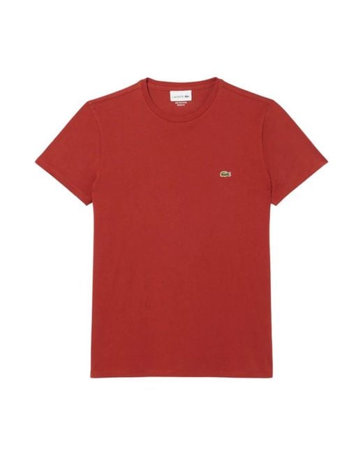 T-Shirts Lacoste pour homme en coloris Red