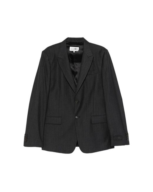 MM6 by Maison Margiela Black Formal Blazers for men