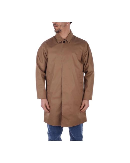 Barbour Brown Single-Breasted Coats for men
