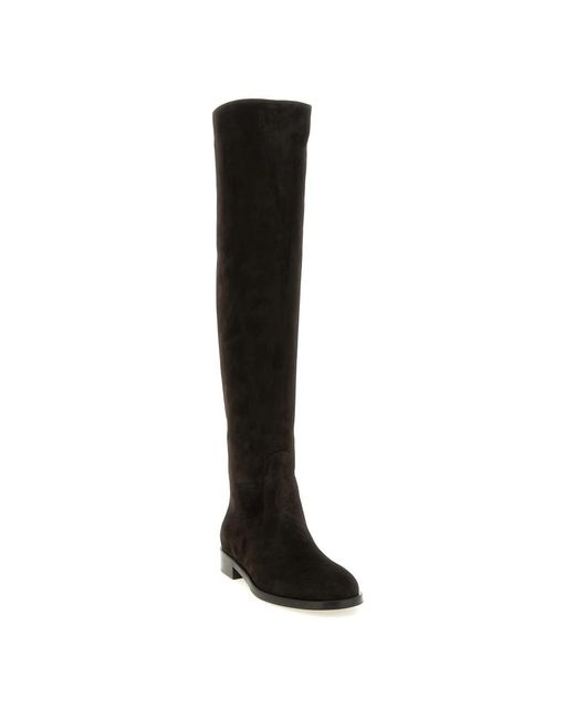 Gianvito Rossi Black Over-The-Knee Boots