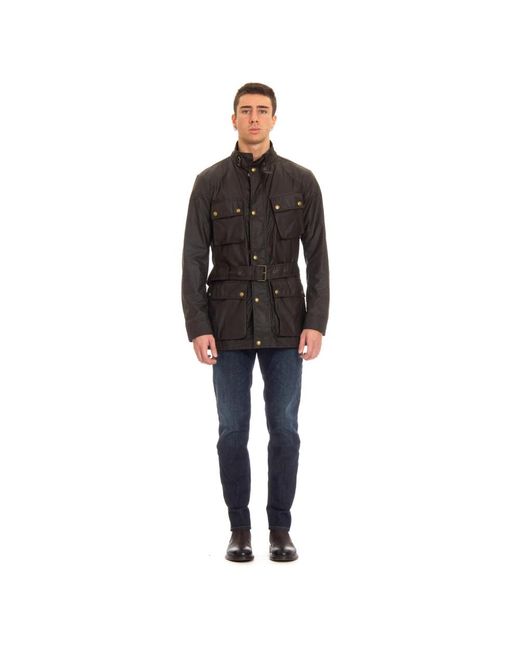 Belstaff Jassen ,Groen ,Katoen Trialmaster Jas in het Black voor heren