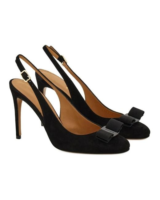Ferragamo Black Pumps