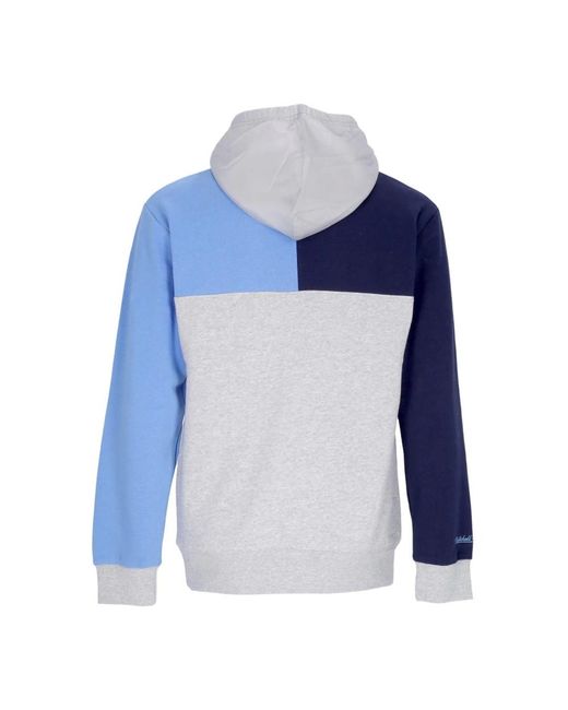 Mitchell & Ness Hoodies & Sweatvesten ,Veelkleurig ,Katoen North Carolina Tar Heels Hoodie in het Blue voor heren