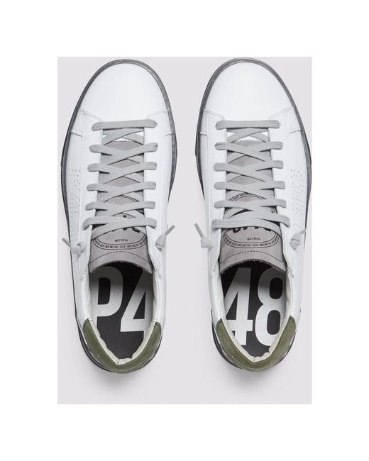 P448 White Sneakers for men