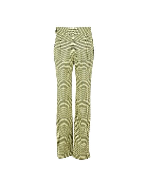 Alexandre Vauthier Green Wide Trousers