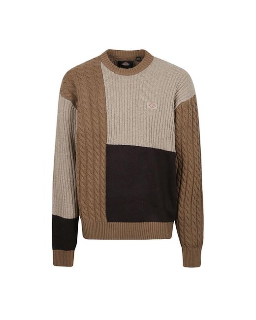 Dickies Brown Round-Neck Knitwear for men