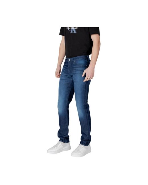 ARMANI EXCHANGE Blue Slim-Fit Jeans for men