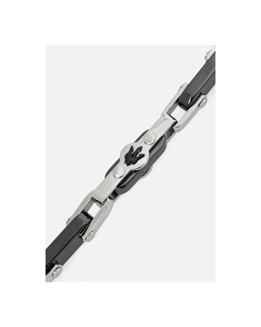 Bracelets Maserati de hombre de color Metallic