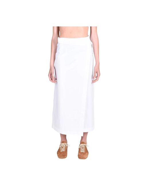 Barena White Midi Skirts