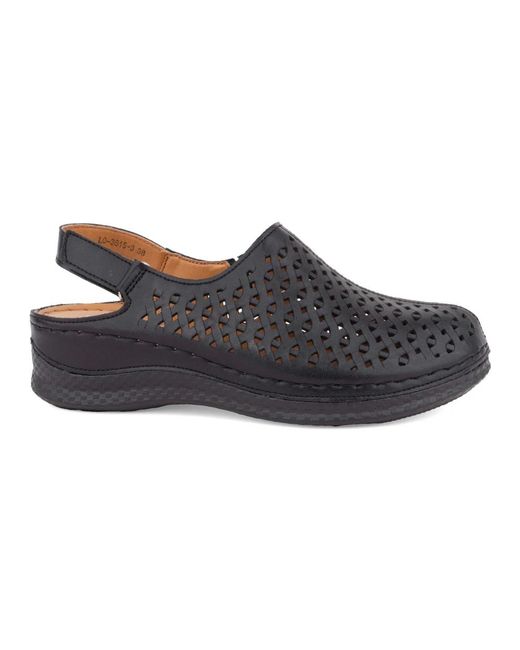 Santino Milano Black Clogs
