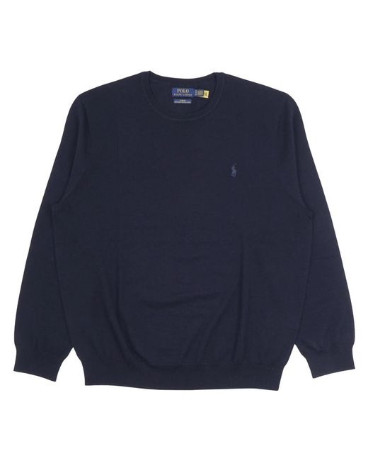 Polo Ralph Lauren Blue Round-Neck Knitwear for men