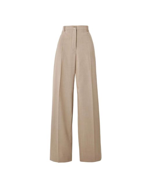 Sportmax Natural Wide Trousers