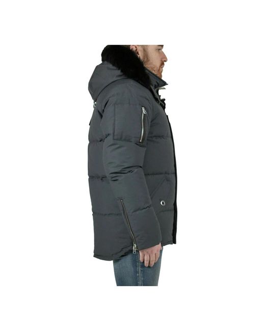 Moose Knuckles Gray Down Jackets for men