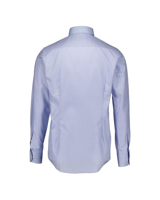 Eton of Sweden Blue Formal Shirts for men