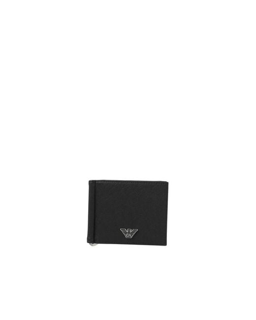 Emporio Armani Black Wallets & Cardholders for men