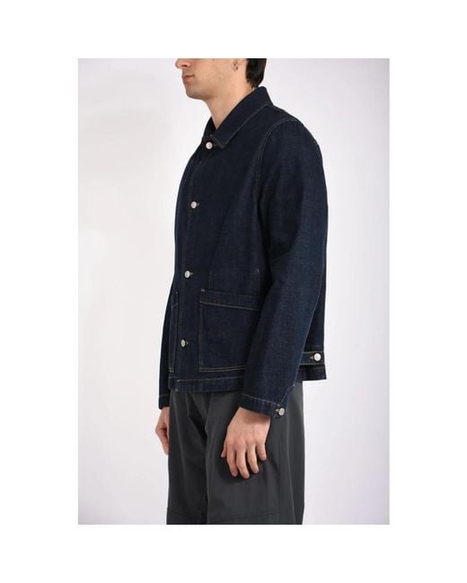 Grifoni Blue Denim Jackets for men