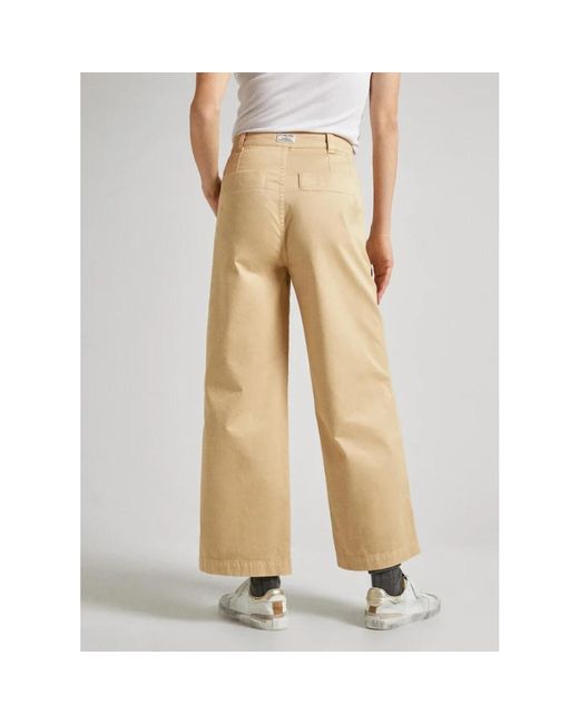 Pepe Jeans Natural Wide Trousers