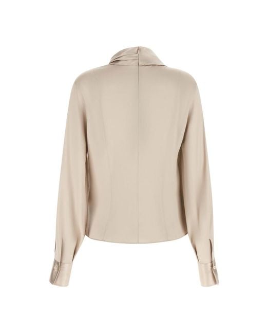 Brunello Cucinelli Natural Blouses