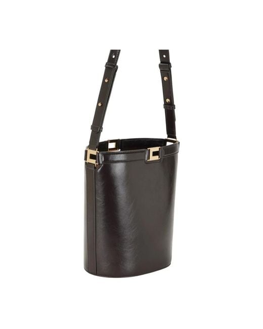 Elisabetta Franchi Black Shoulder Bags