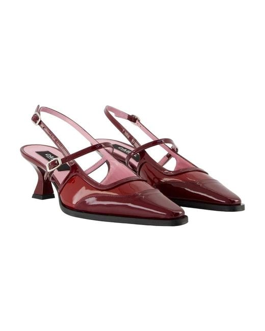 Pumps di CAREL PARIS in Red