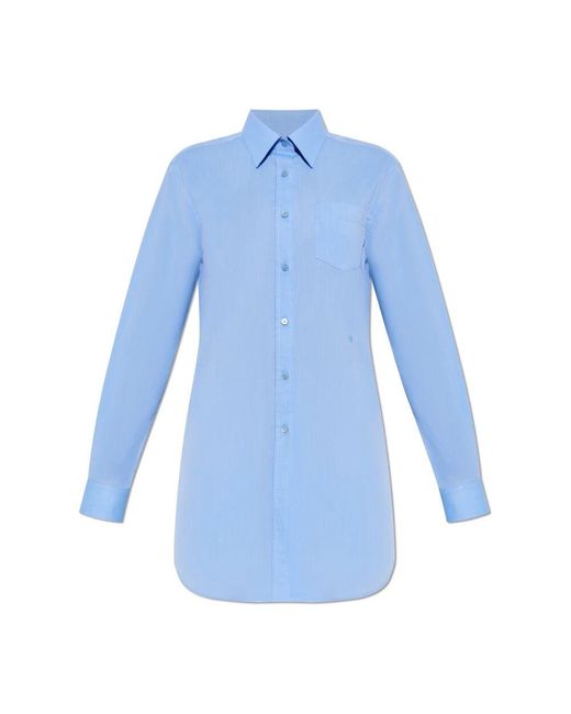 Moschino Blue Jumpsuit mit klappe