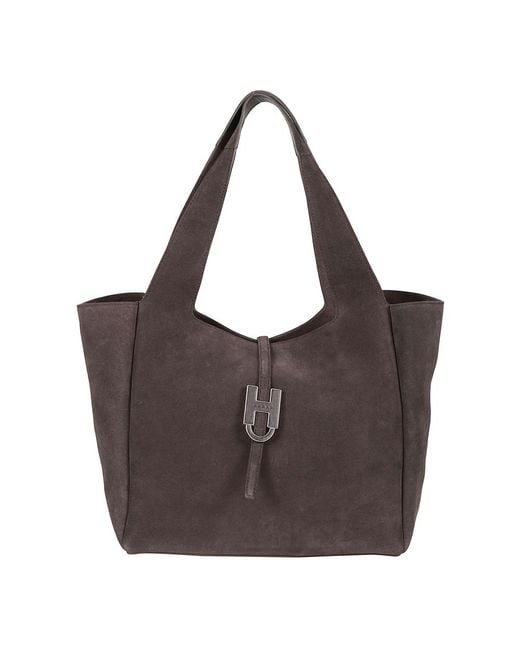 Hogan Brown Shopping Bags