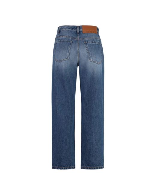 Straight Jeans di MSGM in Blue