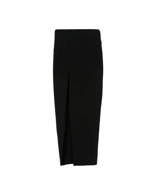 Midi Skirts di Rick Owens in Black