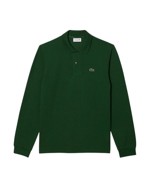 Lacoste Tops ,Groen ,Katoen Original.12.12 Lange Mouw Polo in het Green voor heren
