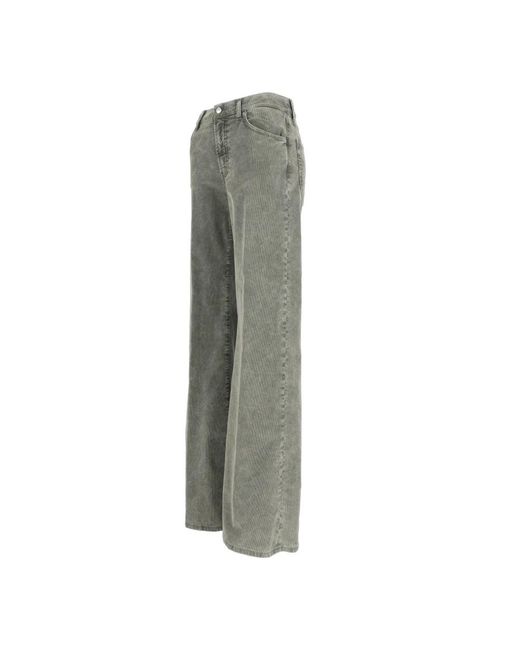 Dondup Gray Wide Trousers