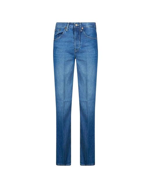 Dondup Blue Straight Jeans