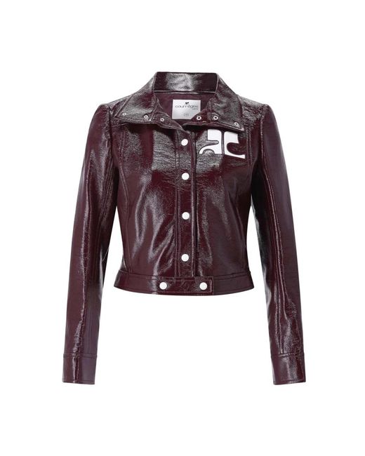 Courreges Purple Light Jackets