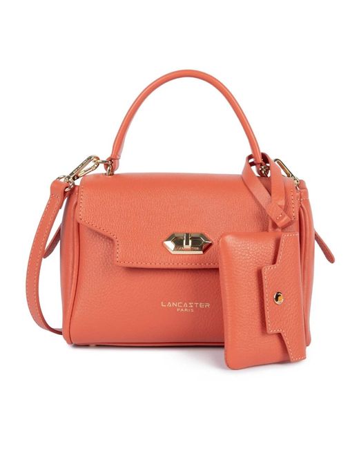 Handbags Lancaster de color Red