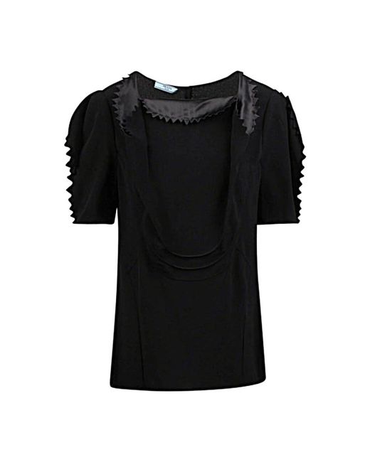 Prada Blusa in het Black