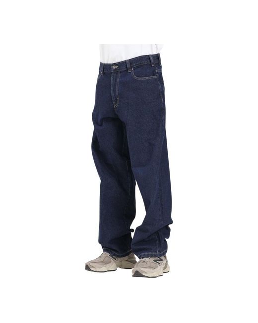 Dickies Blue Loose Fit Jeans for men