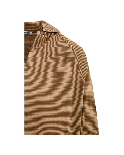 Aspesi Brown Polo Shirts