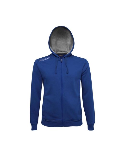 Kappa Hoodies & Sweatvesten ,Blauw ,Blauwe Full Zip Hoodie 4Training Wescor in het Blue voor heren