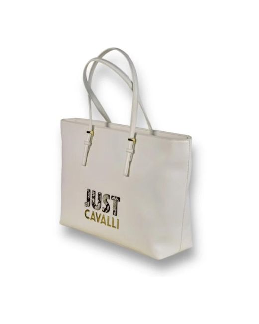 Just Cavalli Metallic Shopping Bags